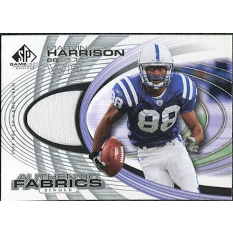 2004 Upper Deck SP Game Used Edition Authentic Fabric #AFMH Marvin Harrison