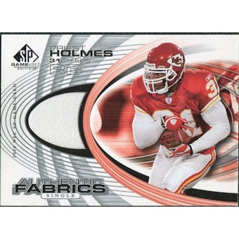 2004 Upper Deck SP Game Used Edition Authentic Fabric #AFPH Priest Holmes