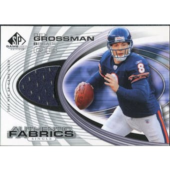 2004 Upper Deck SP Game Used Edition Authentic Fabric #AFRG Rex Grossman