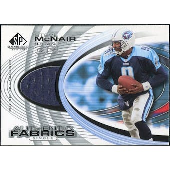 2004 Upper Deck SP Game Used Edition Authentic Fabric #AFSM Steve McNair
