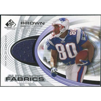 2004 Upper Deck SP Game Used Edition Authentic Fabric #AFTY Troy Brown