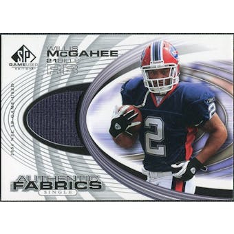 2004 Upper Deck SP Game Used Edition Authentic Fabric #AFWM Willis McGahee