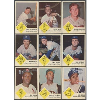 1963 Fleer Baseball Near Complete Set (EX) (No Checklist)