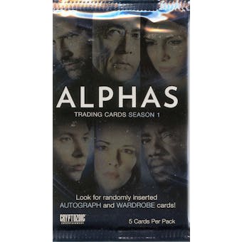 Alphas Season One Trading Cards Pack (Cryptozoic)