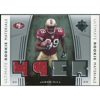2007 Upper Deck Ultimate Collection Rookie Materials Silver #URMJH Jason Hill