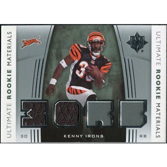2007 Upper Deck Ultimate Collection Rookie Materials Silver #URMKI Kenny Irons