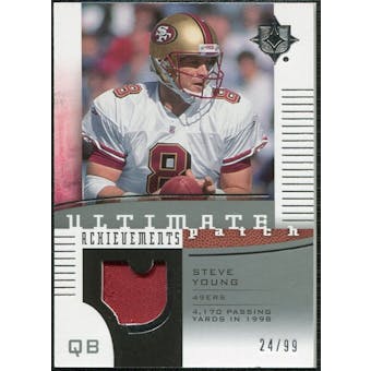 2007 Upper Deck Ultimate Collection Achievement Patches #UAPSY Steve Young /99