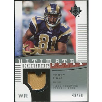 2007 Upper Deck Ultimate Collection Achievement Patches #UAPTH Torry Holt /99