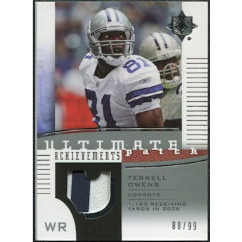 2007 Upper Deck Ultimate Collection Achievement Patches #UAPTO Terrell Owens 88/99