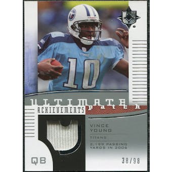 2007 Upper Deck Ultimate Collection Achievement Patches #UAPVY Vince Young /99