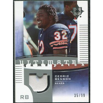 2007 Upper Deck Ultimate Collection Game Patches #UGPCB Cedric Benson /99
