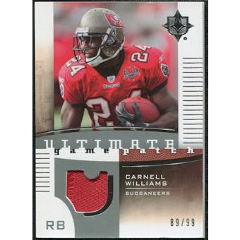 2007 Upper Deck Ultimate Collection Game Patches #UGPCW Cadillac Williams /99
