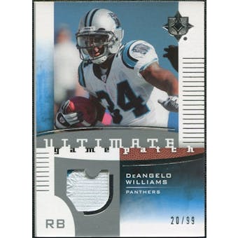 2007 Upper Deck Ultimate Collection Game Patches #UGPDW DeAngelo Williams /99