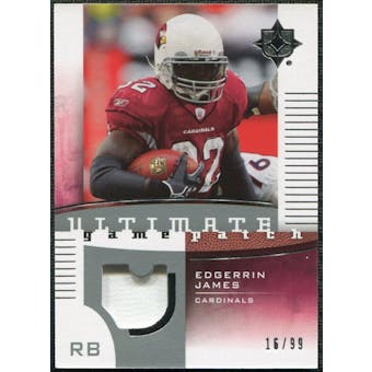 2007 Upper Deck Ultimate Collection Game Patches #UGPEJ Edgerrin James /99