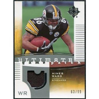 2007 Upper Deck Ultimate Collection Game Patches #UGPHW Hines Ward /99