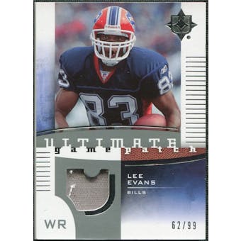 2007 Upper Deck Ultimate Collection Game Patches #UGPLE Lee Evans /99