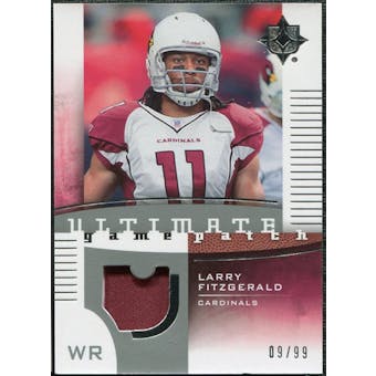 2007 Upper Deck Ultimate Collection Game Patches #UGPLF Larry Fitzgerald /99