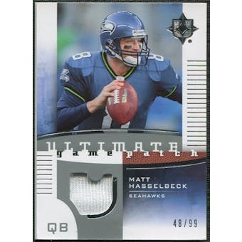 2007 Upper Deck Ultimate Collection Game Patches #UGPHA Matt Hasselbeck /99