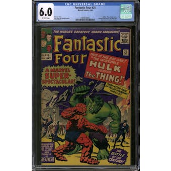Fantastic Four #25 CGC 6.0 (OW) *1569535002*