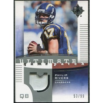 2007 Upper Deck Ultimate Collection Game Patches #UGPPR Philip Rivers /99