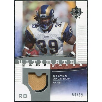 2007 Upper Deck Ultimate Collection Game Patches #UGPSJ Steven Jackson /99