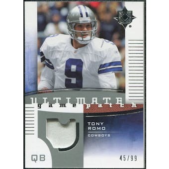 2007 Upper Deck Ultimate Collection Game Patches #UGPTR Tony Romo /99