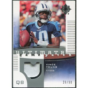 2007 Upper Deck Ultimate Collection Game Patches #UGPVY Vince Young /99