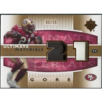 2007 Upper Deck Ultimate Collection Materials Patches #UMFG Frank Gore /35