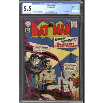 Batman #148 CGC 5.5 (OW-W) *1569704006* Joker Cover