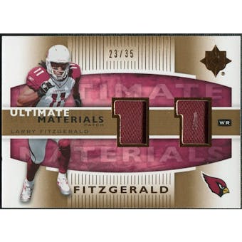 2007 Upper Deck Ultimate Collection Materials Patches #UMLF Larry Fitzgerald /35