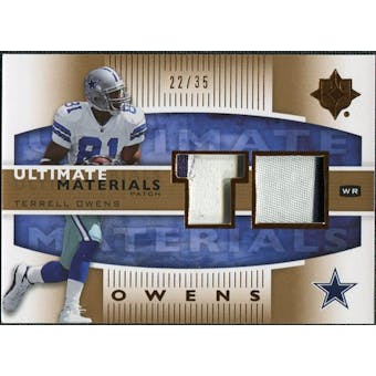 2007 Upper Deck Ultimate Collection Materials Patches #UMTO Terrell Owens /35