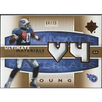 2007 Upper Deck Ultimate Collection Materials Patches #UMVY Vince Young /35