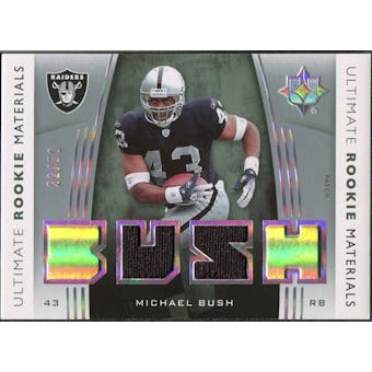 2007 Upper Deck Ultimate Collection Rookie Materials Holosilver Patch #URMMB Michael Bush /50
