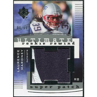 2007 Upper Deck Ultimate Collection Rookie Rewind Super Patches #LM Laurence Maroney /99