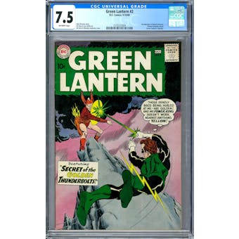 Green Lantern #2 CGC 7.5 (OW) *1570327004*