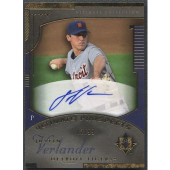2005 Ultimate Collection #239 Justin Verlander Rookie Auto #02/99