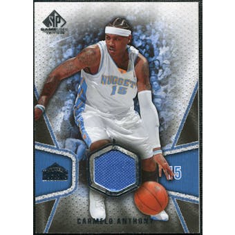 2007/08 Upper Deck SP Game Used #108 Carmelo Anthony Jersey