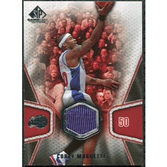 2007/08 Upper Deck SP Game Used #110 Corey Maggette Jersey