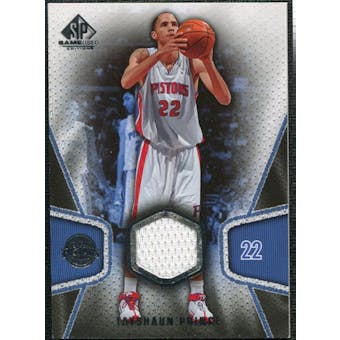 2007/08 Upper Deck SP Game Used #139 Tayshaun Prince Jersey