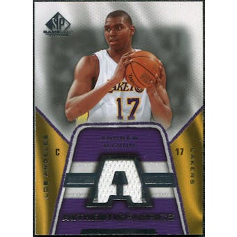 2007/08 Upper Deck SP Game Used Authentic Fabrics #AFAB Andrew Bynum