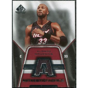 2007/08 Upper Deck SP Game Used Authentic Fabrics #AFAM Alonzo Mourning