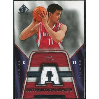 2007/08 Upper Deck SP Game Used Authentic Fabrics #AFYM Yao Ming