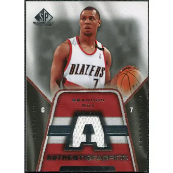 2007/08 Upper Deck SP Game Used Authentic Fabrics #AFBR Brandon Roy