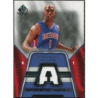 2007/08 Upper Deck SP Game Used Authentic Fabrics #AFCH Chauncey Billups