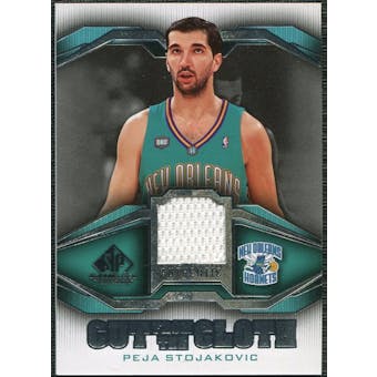 2007/08 Upper Deck SP Game Used Cut from the Cloth #CCPS Peja Stojakovic