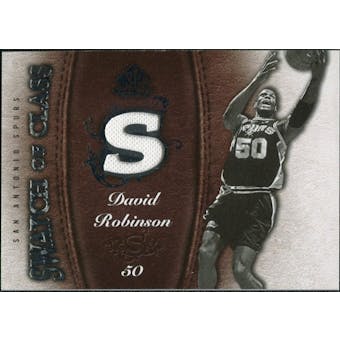 2007/08 Upper Deck SP Game Used Swatch of Class #SCDR David Robinson