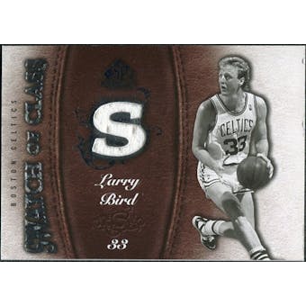 2007/08 Upper Deck SP Game Used Swatch of Class #SCLB Larry Bird