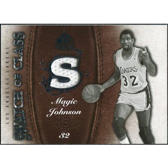2007/08 Upper Deck SP Game Used Swatch of Class #SCMA Magic Johnson