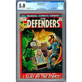 Defenders #1 CGC 5.0 (OW-W) *1571625016*
