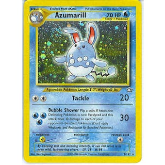Pokemon Neo Genesis 1st Edition Single Azumarill 2/111 - SLIGHT PLAY (SP)